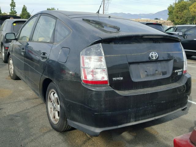 JTDKB20U840016955 - 2004 TOYOTA PRIUS BLACK photo 3