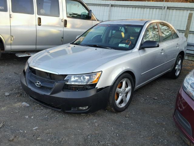 5NPEU46F76H026684 - 2006 HYUNDAI SONATA GLS SILVER photo 2