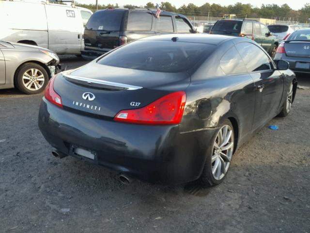 JNKCV64E88M127332 - 2008 INFINITI G37 BASE BLACK photo 4