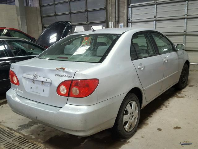 1NXBR32E66Z632104 - 2006 TOYOTA COROLLA CE SILVER photo 4