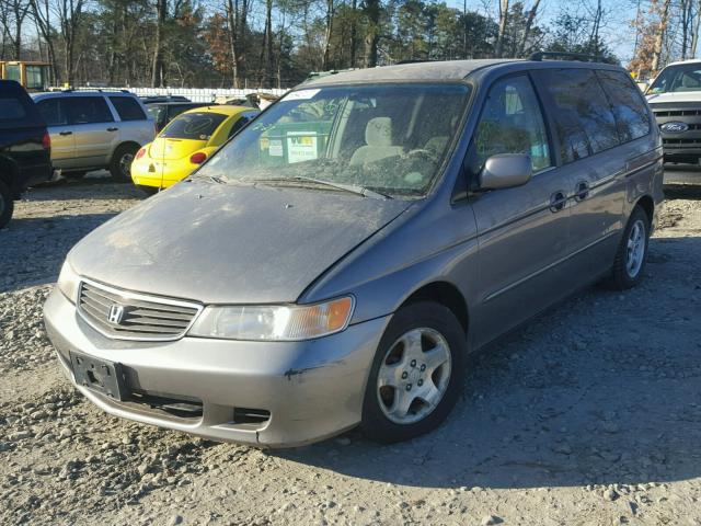 2HKRL1879YH603503 - 2000 HONDA ODYSSEY EX GRAY photo 2