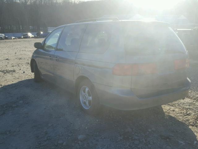 2HKRL1879YH603503 - 2000 HONDA ODYSSEY EX GRAY photo 3