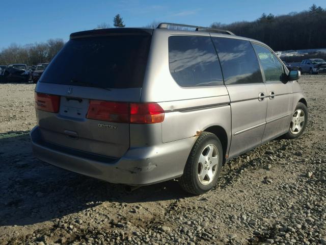 2HKRL1879YH603503 - 2000 HONDA ODYSSEY EX GRAY photo 4