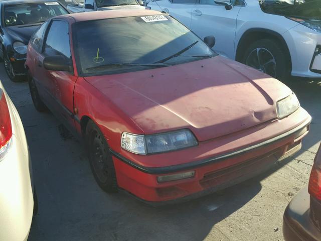 JHMED8351KS010719 - 1989 HONDA CIVIC CRX RED photo 1