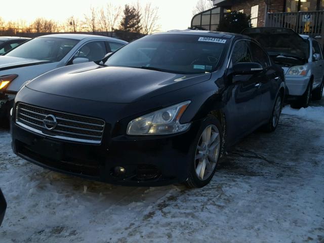 1N4AA51E29C827234 - 2009 NISSAN MAXIMA S BLACK photo 2