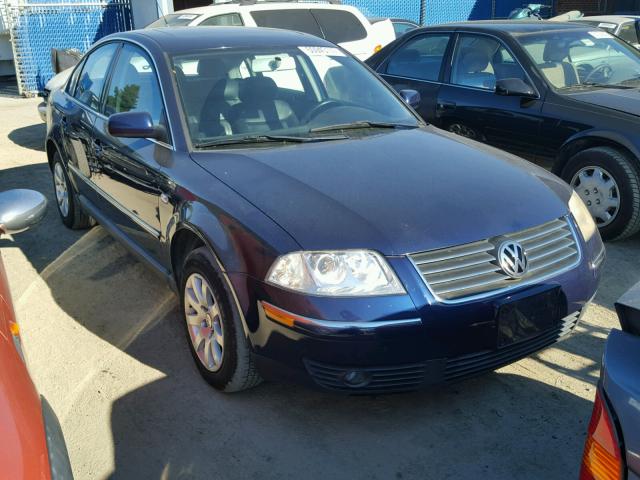 WVWPD63B32P063185 - 2002 VOLKSWAGEN PASSAT GLS BLUE photo 1