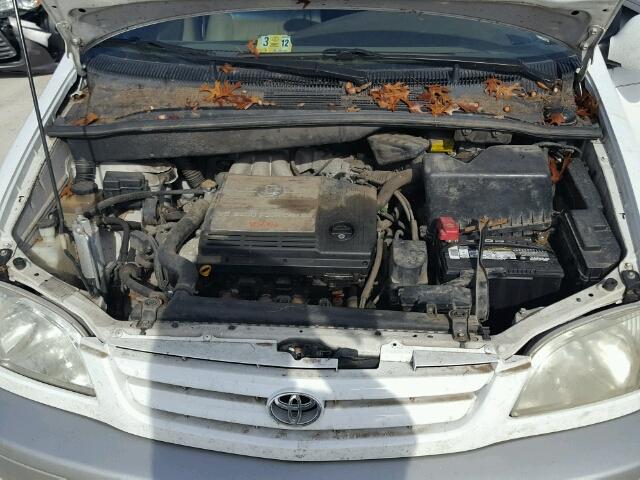 4T3ZF13C12U422424 - 2002 TOYOTA SIENNA LE WHITE photo 7