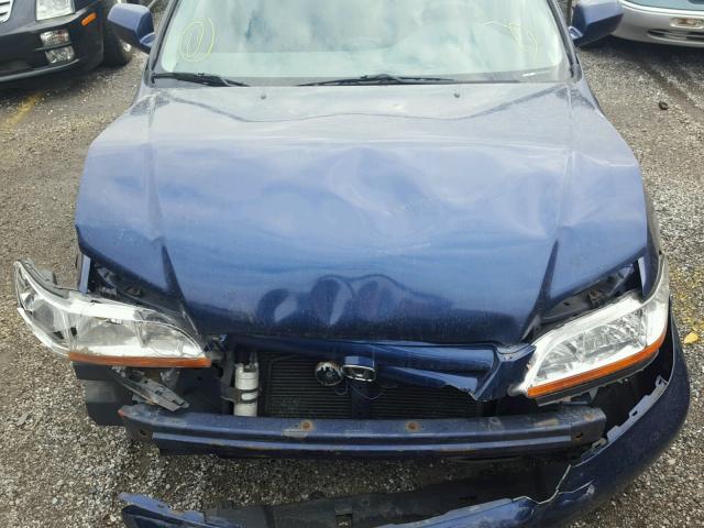 1HGCG66532A019672 - 2002 HONDA ACCORD LX BLUE photo 7