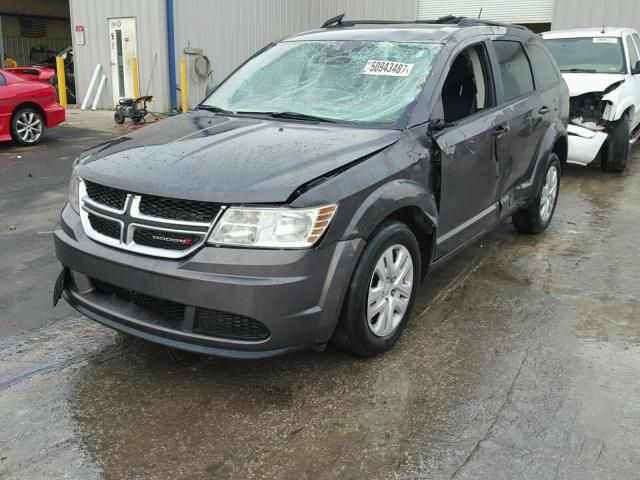 3C4PDCAB5HT560292 - 2017 DODGE JOURNEY SE GRAY photo 2