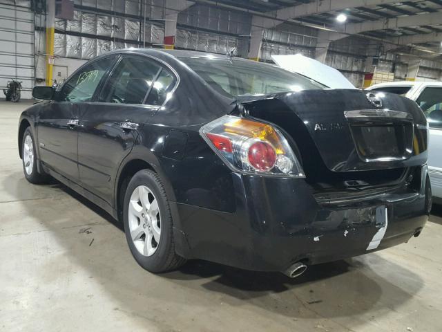 1N4CL21E08C148613 - 2008 NISSAN ALTIMA HYB BLACK photo 3