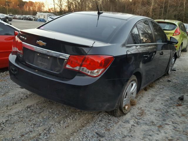 1G1P75SZ7E7451761 - 2014 CHEVROLET CRUZE BLACK photo 4