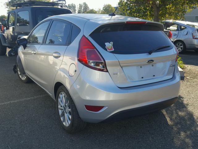 3FADP4EJ9EM134991 - 2014 FORD FIESTA SE SILVER photo 3