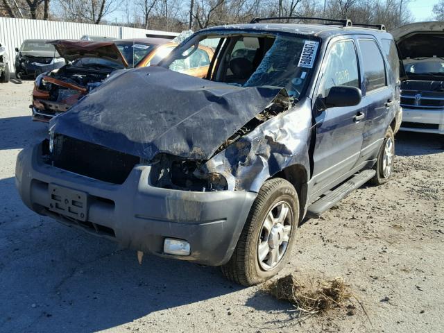 1FMYU93144KA62751 - 2004 FORD ESCAPE XLT BLUE photo 2