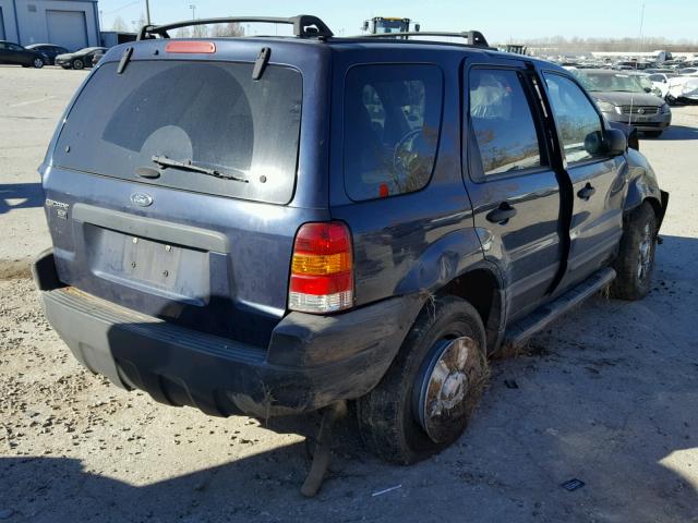 1FMYU93144KA62751 - 2004 FORD ESCAPE XLT BLUE photo 4