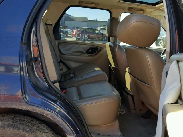 1FMYU93144KA62751 - 2004 FORD ESCAPE XLT BLUE photo 6