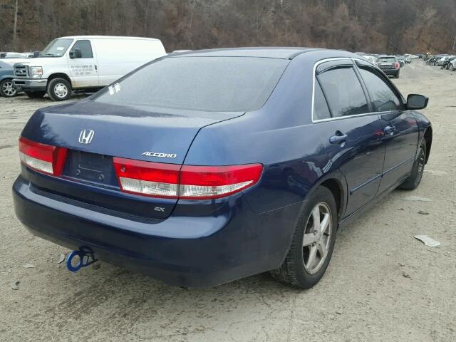 1HGCM56694A061231 - 2004 HONDA ACCORD EX BLUE photo 4