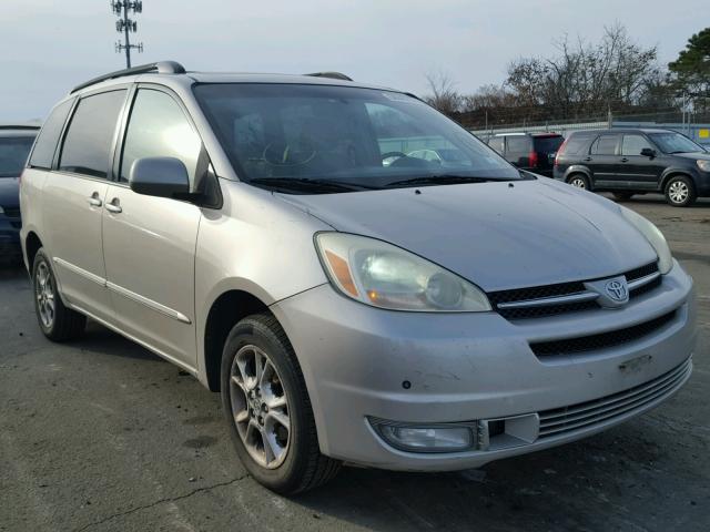 5TDBA22C94S025281 - 2004 TOYOTA SIENNA XLE SILVER photo 1