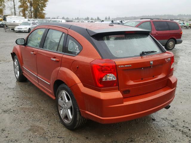 1B3HB78K17D156936 - 2007 DODGE CALIBER R/ ORANGE photo 3