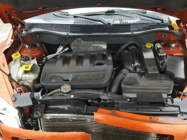 1B3HB78K17D156936 - 2007 DODGE CALIBER R/ ORANGE photo 7