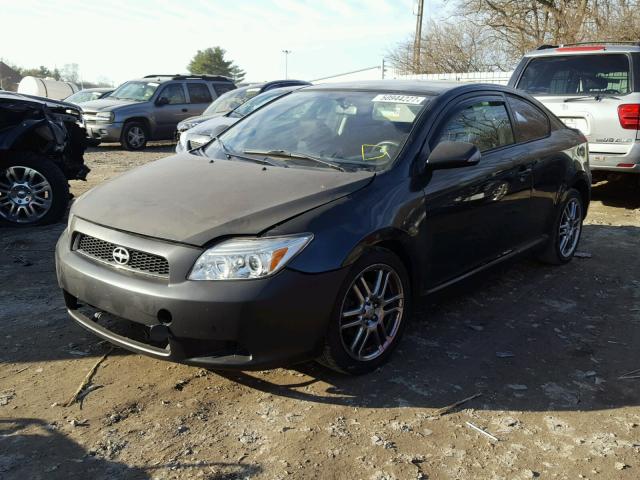 JTKDE177650001570 - 2005 TOYOTA SCION TC BLACK photo 2