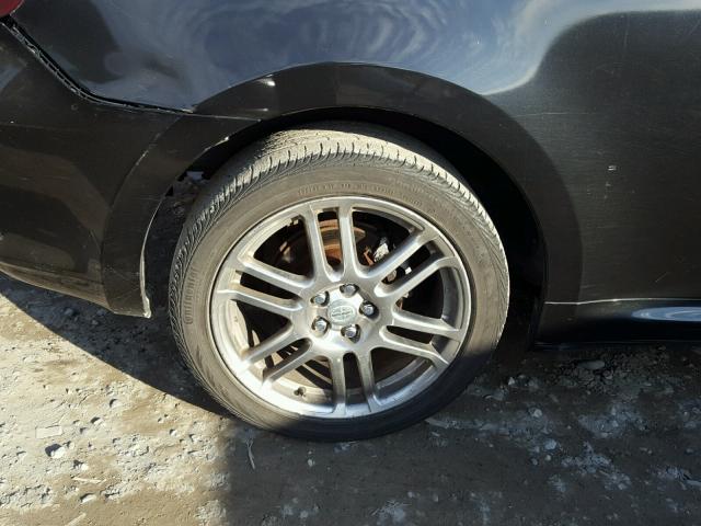 JTKDE177650001570 - 2005 TOYOTA SCION TC BLACK photo 9
