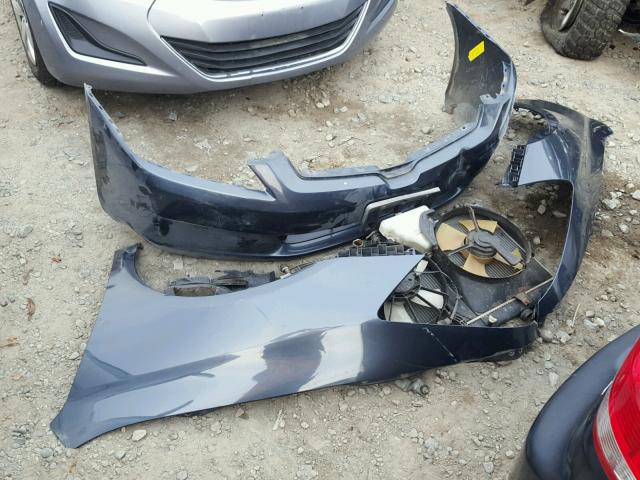 1HGCM66574A031108 - 2004 HONDA ACCORD EX GRAY photo 9