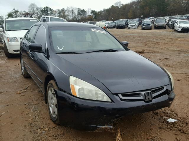 1HGCM56455A104656 - 2005 HONDA ACCORD LX BLACK photo 1