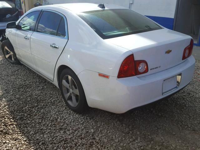 1G1ZC5E00CF290299 - 2012 CHEVROLET MALIBU 1LT WHITE photo 3