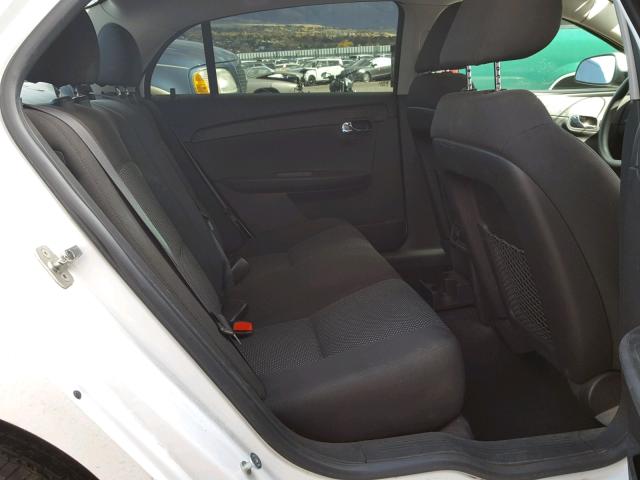 1G1ZC5E00CF290299 - 2012 CHEVROLET MALIBU 1LT WHITE photo 6