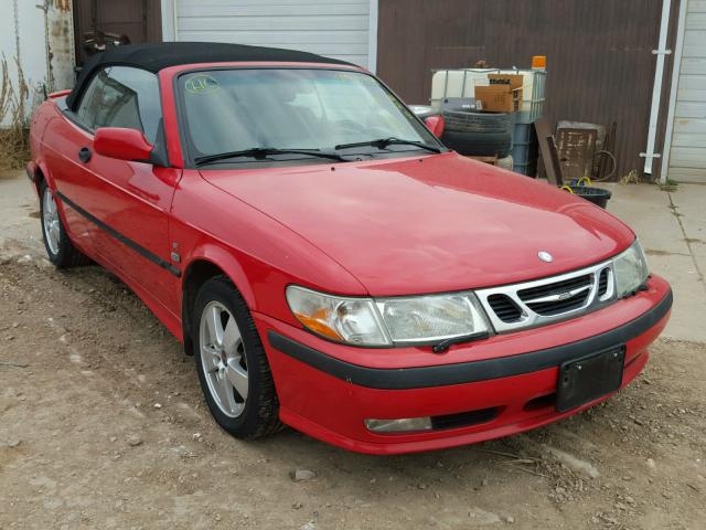 YS3DF78K937004096 - 2003 SAAB 9-3 SE RED photo 1