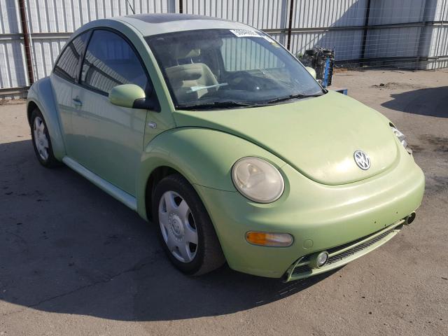 3VWCK21C81M434383 - 2001 VOLKSWAGEN NEW BEETLE 绿色 照片 1