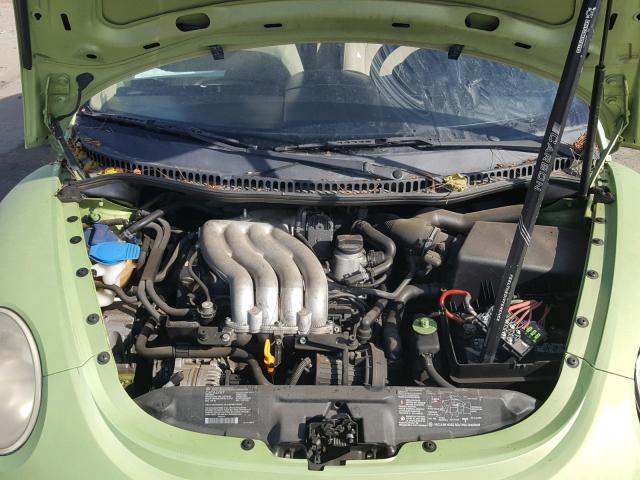 3VWCK21C81M434383 - 2001 VOLKSWAGEN NEW BEETLE 绿色 照片 7
