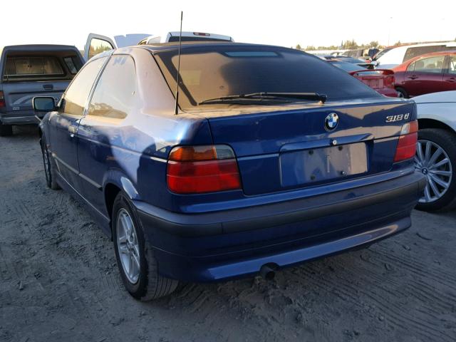 WBACG8325WKC82945 - 1998 BMW 318 TI AUT BLUE photo 3