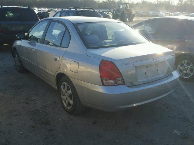 KMHDN46D06U365831 - 2006 HYUNDAI ELANTRA GL SILVER photo 3