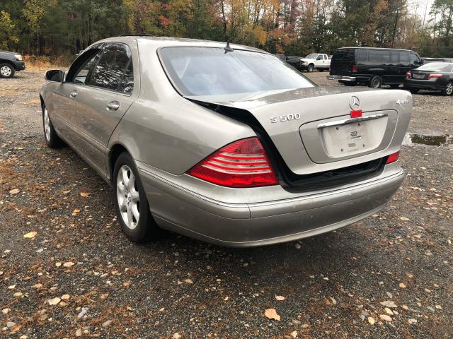 WDBNG84J46A463134 - 2006 MERCEDES-BENZ S 500 4MAT GRAY photo 3