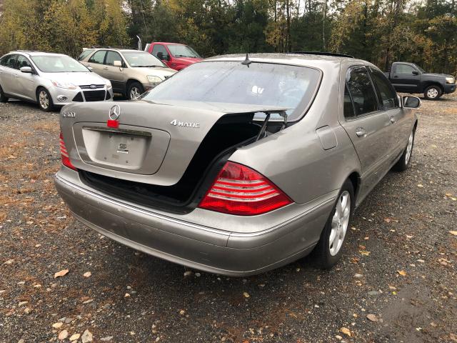 WDBNG84J46A463134 - 2006 MERCEDES-BENZ S 500 4MAT GRAY photo 4