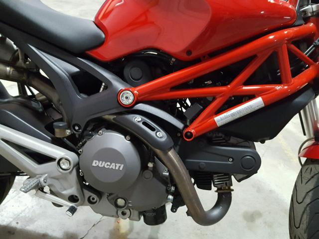 ZDM1RADN9AB026564 - 2010 DUCATI MONSTER 69 RED photo 7