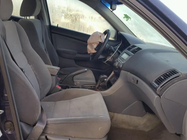 3HGCM56446G705754 - 2006 HONDA ACCORD LX BLUE photo 5