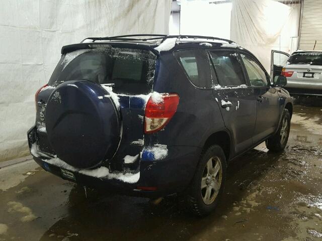 JTMBD35V875103635 - 2007 TOYOTA RAV4 BLUE photo 4
