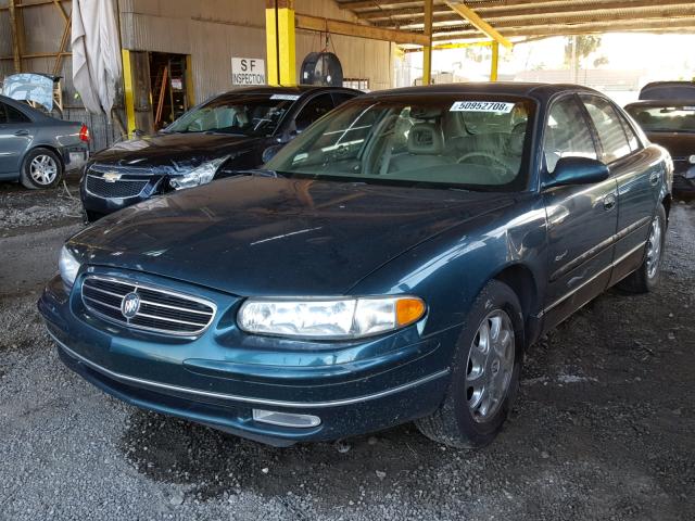 2G4WB52KXX1490201 - 1999 BUICK REGAL LS GREEN photo 2