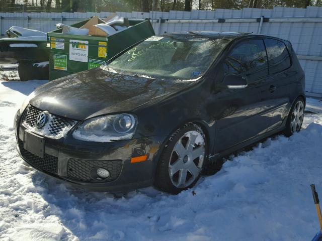 WVWEV71K37W134122 - 2007 VOLKSWAGEN NEW GTI BLACK photo 2