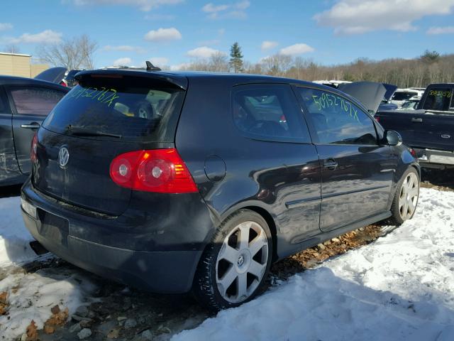 WVWEV71K37W134122 - 2007 VOLKSWAGEN NEW GTI BLACK photo 4