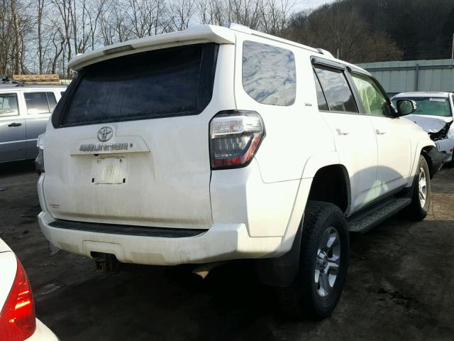 JTEBU5JR3F5260729 - 2015 TOYOTA 4RUNNER SR WHITE photo 4