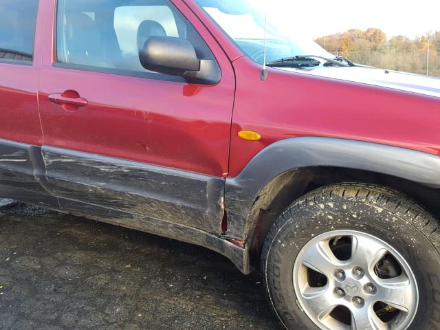 4F2CZ96114KM32680 - 2004 MAZDA TRIBUTE ES 红色 照片 9
