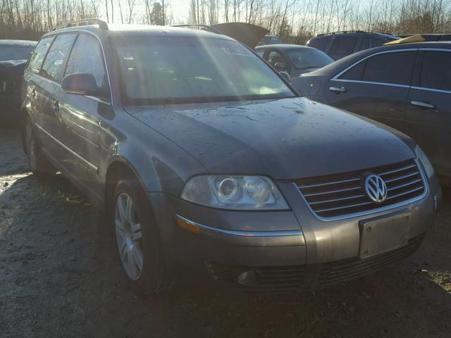 WVWYU63B15E103378 - 2005 VOLKSWAGEN PASSAT GLX GRAY photo 1