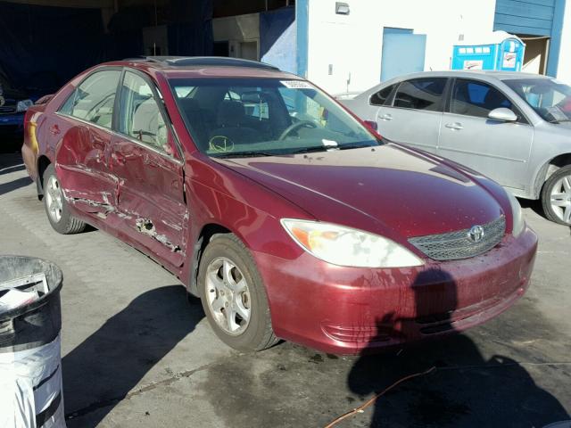 4T1BE32K22U003094 - 2002 TOYOTA CAMRY LE Kastanienbraun Foto 1