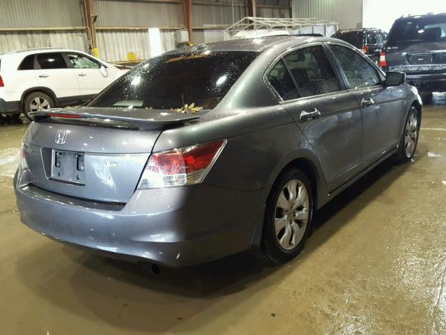 JHMCP26838C054306 - 2008 HONDA ACCORD EXL GRAY photo 4