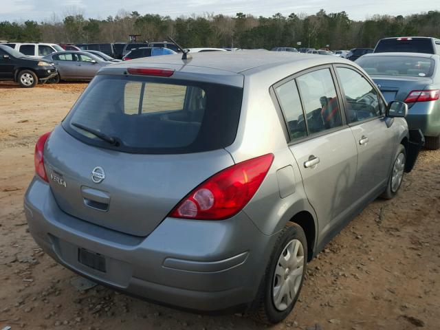 3N1BC1CP3AL451672 - 2010 NISSAN VERSA S SILVER photo 4