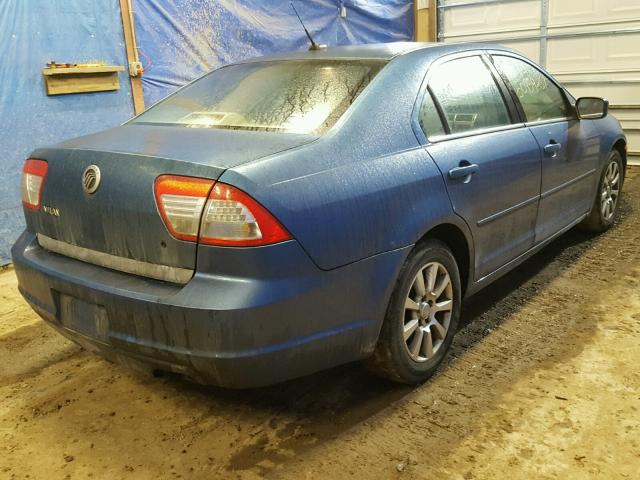 3MEHM07Z19R622579 - 2009 MERCURY MILAN BLUE photo 4