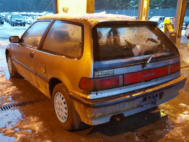 2HGED6354MH503909 - 1991 HONDA CIVIC DX SILVER photo 3